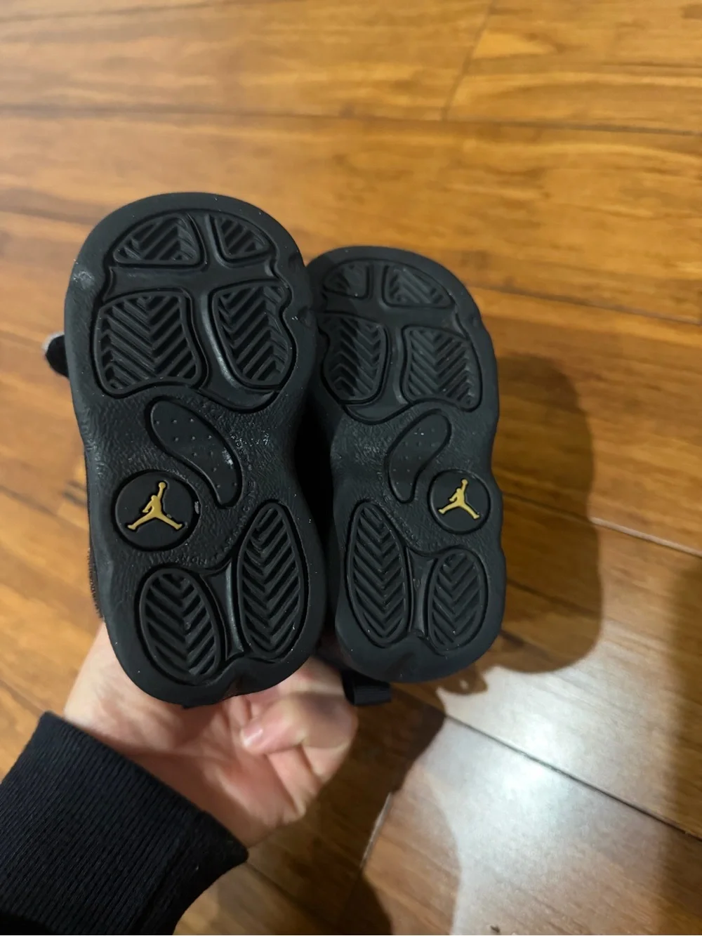 Jordan Pro Strong Black Gold - JORDAN Pro Strong 407485 size 4C